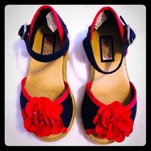 EUC Janie and Jack toddler girl sandals